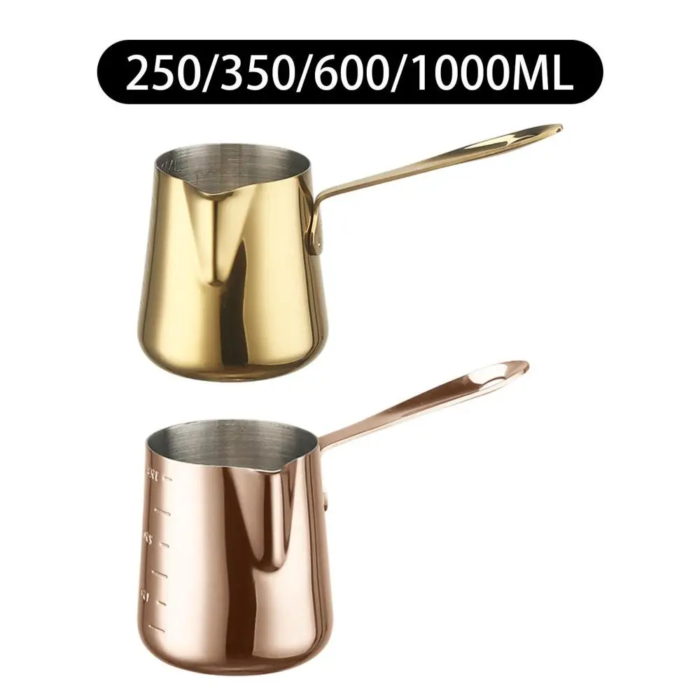 Coffee Milk Cup Metal Latte Art Cup Thickened Milk Frother Cup for Bar Cafe
