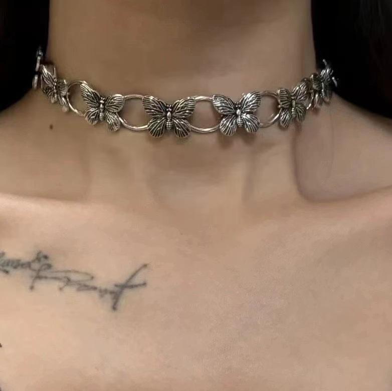 Product Introduction of Vòng Cổ Choker, Phong Cách Đường Phố Punk, Dành Cho Nam Giới, Dây Chuyền Xương Đòn Cao Cấp, Đồ Trang Trí Y2g Văn Hóa Phụ, Ngọt Ngào Và Ngầu, Cổ Áo Hoa Jewelry trang  sức  titan  cao  cấp  hàng  hiệu 26