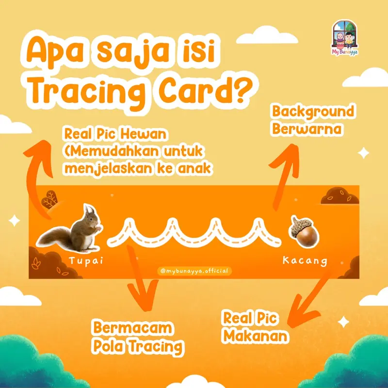 Tracing Cards - Mengenal Hewan - Mengenal Warna - Free Spidol 2