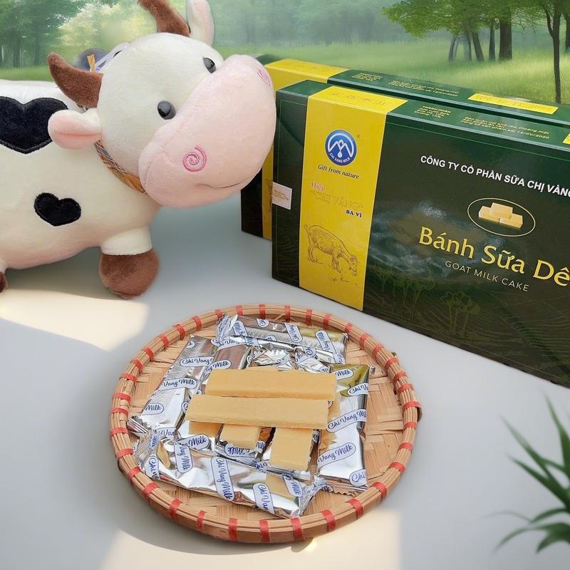 [Quà LIVE] 1 Hộp Bánh Sữa Dê - Đặc sản Ba Vì Food Cake Thức Ăn 6