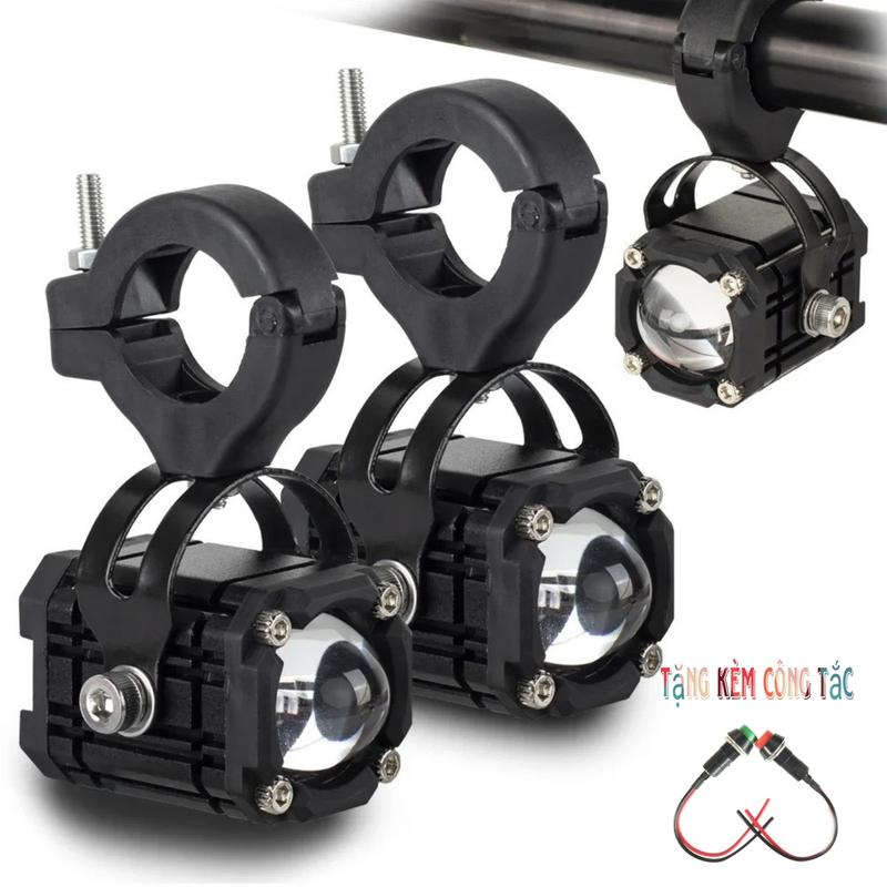  Bóng Đèn Trợ Sáng Bi Cầu Mini W2 4 Chế Độ Bảo Hành 12 tháng   Giá 1 Đôi   