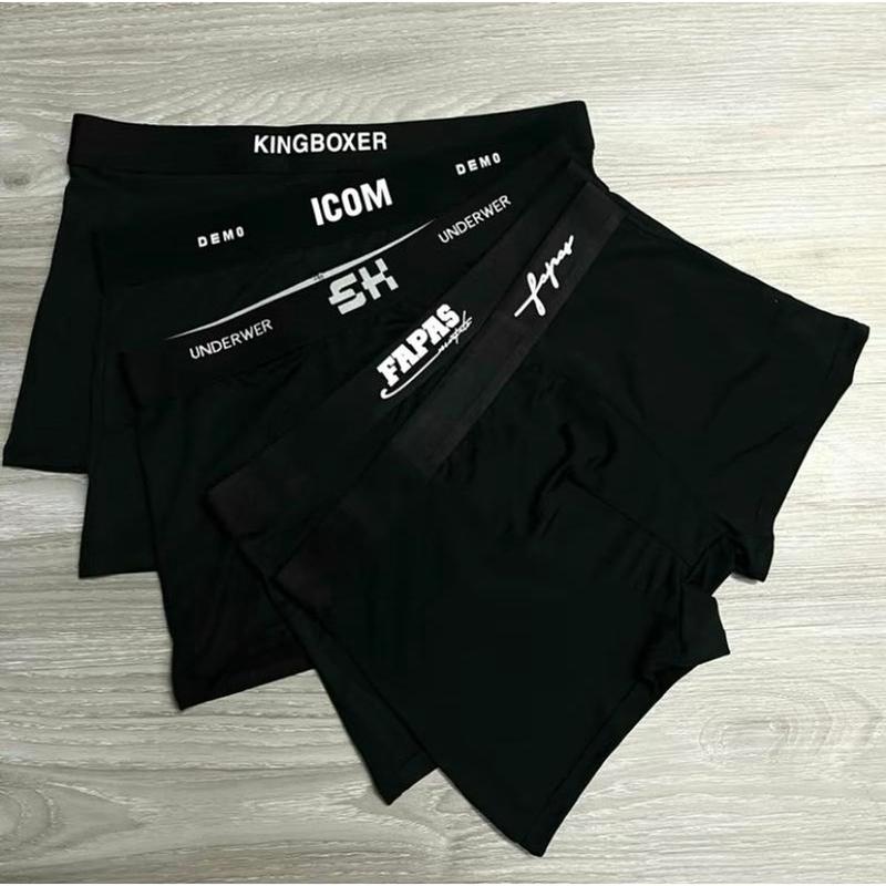 [ Hàng loại 1 ] Combo 3.4.5 Full đen quần sịp mix 5 mẫu , quần lót nam mix 5 màu chất vải thun lạnh mặc thoải mái và thoáng mát, co dãn 4 chiều, ôm sát body. _S1 Boxer Quần Boxer Menswear