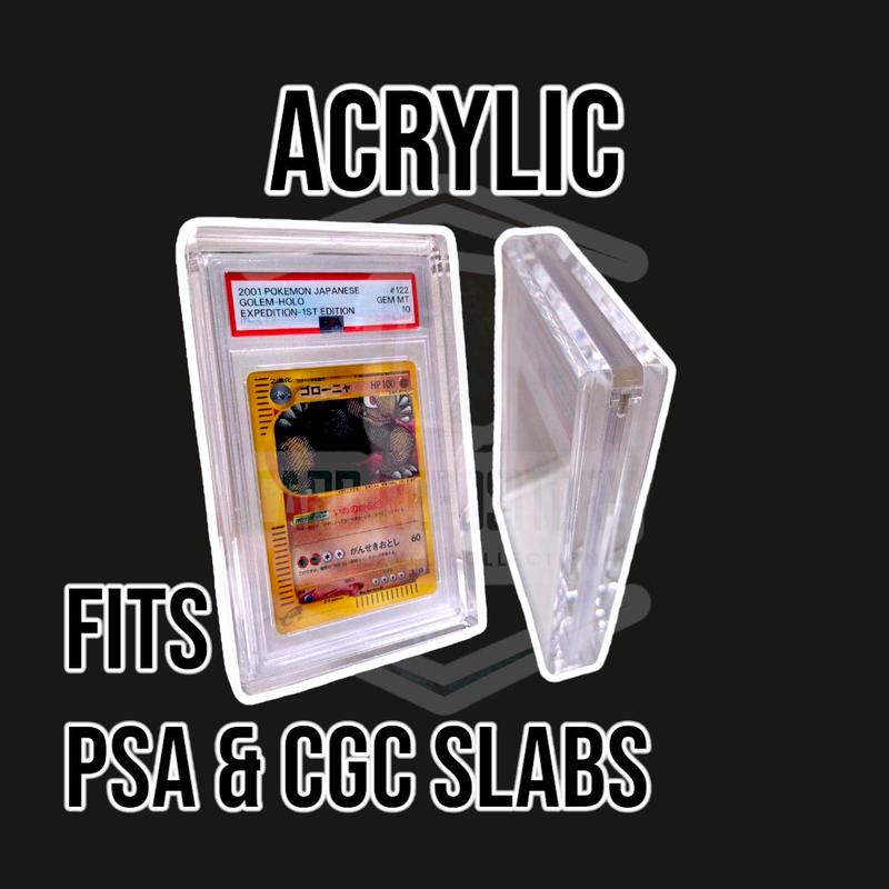 PSA/CGC Slabs Acrylic Display Case | TCG Supplies - TikTok Shop Singapore