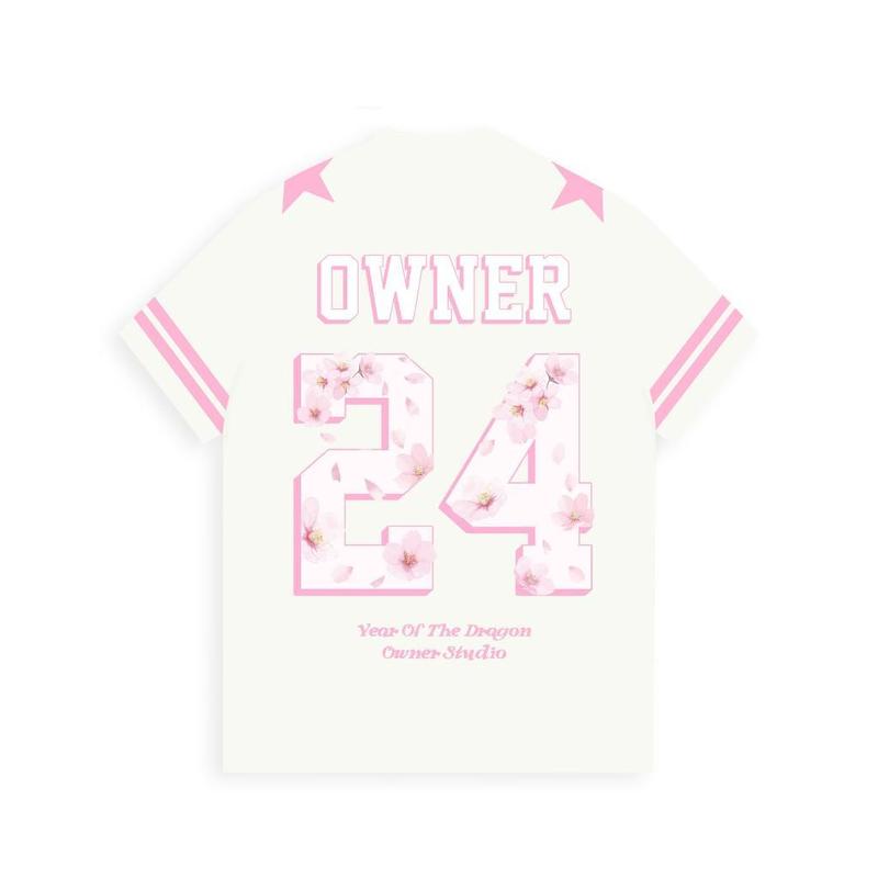 Áo Thun Hoa 24 Jersey, Chủ Sở Hữu, Dáng Rộng Vừa Vặn, Dành Cho Nam Và Nữ, 100% Cotton, Có Tên Và Số, Có Hộp, Có Thể Tùy Chỉnh 7