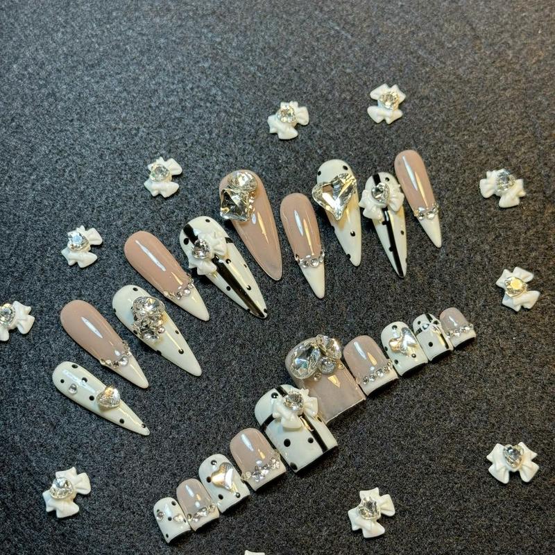 Mã 125 Nailbox thiết kế màu sữa mix thạch nâu