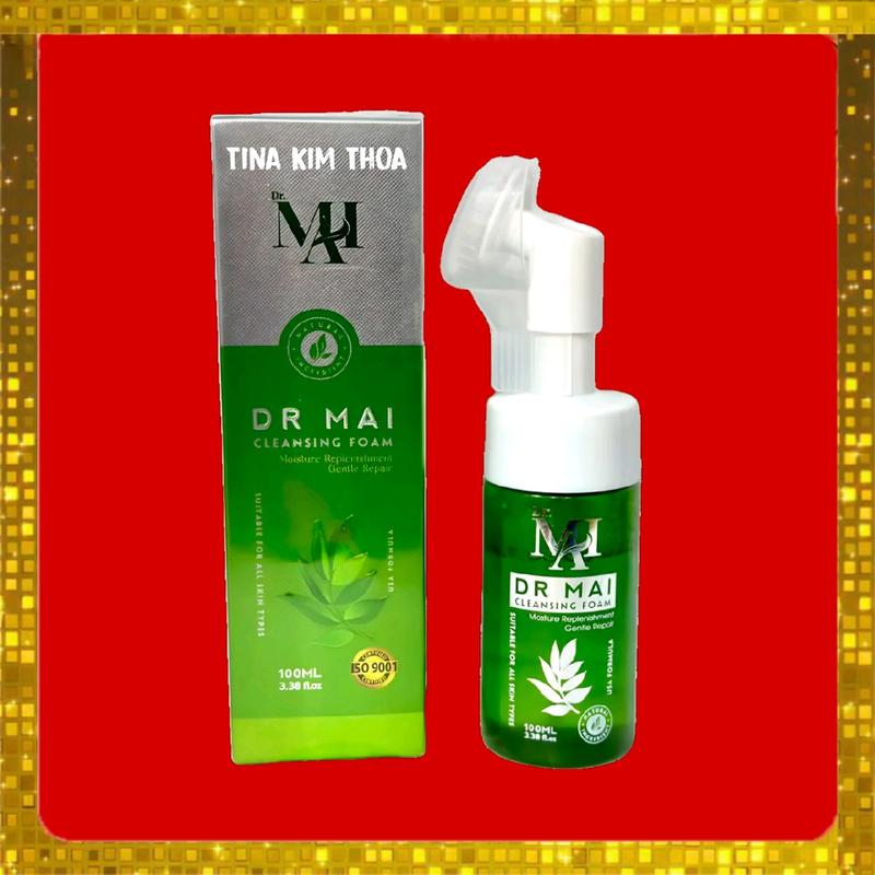 Sữa Rửa Mặt Mai Thảo Mộc Dr Mai 100ML Đầu Cọ