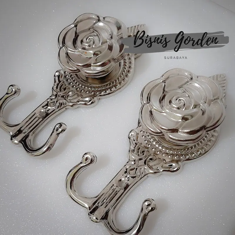 Hook Cantolan Tali Gorden HB 5 Motif Bungan Mawar Besi - Harga Satuan 1