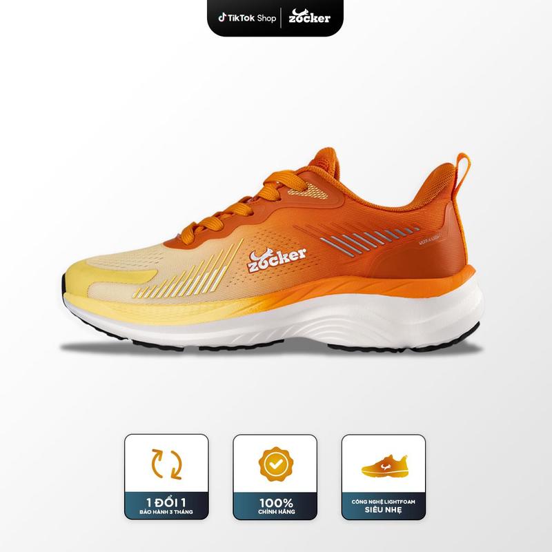 [Thanh Bùi x Zocker] Giày chạy bộ Zocker Ultra Light Giày Thể Thao siêu êm siêu nhẹ Tập Chạy Bộ Thể Dục
