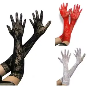 Nada Gloves - Sarung Tangan Brukat Panjang - Wedding