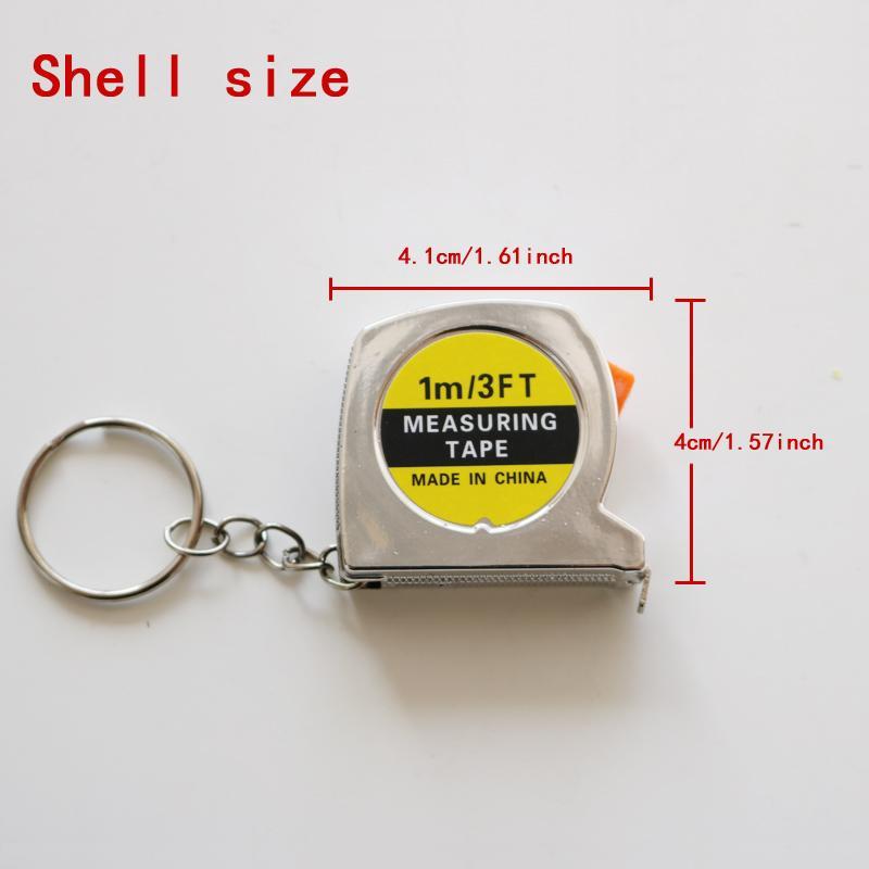 Mini Tape Measure, Portable Mini Tape Measure with Key Ring, Hand Measuring Tool for Daily Use & Birthday Party Gift 1