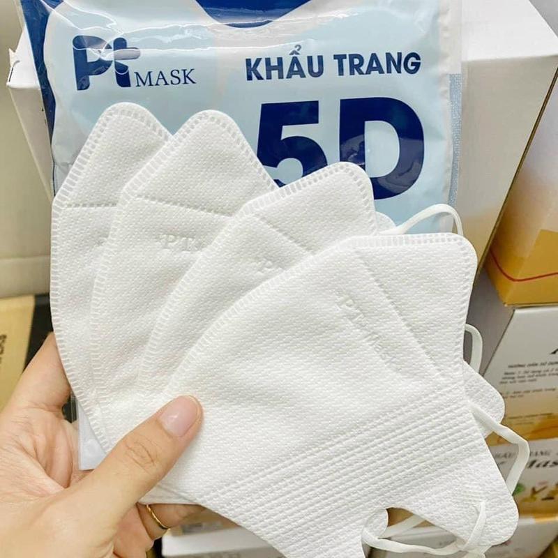 5D cho mặt nhỏ - 5D PT/Usasen mask (tặng 10c)- khẩu trang mặt nhỏ nhiều màu sắc thời trang Phụ Kiện Che Mặt Nhung Accessories