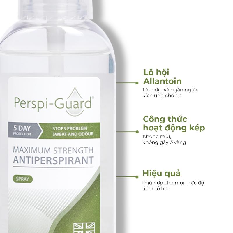 Product Introduction of [ TẶNG LĂN KHỬ MÙI ROCK - PR001 ]  Xịt giảm mùi toàn thân Perspi-Guard 30ml 37