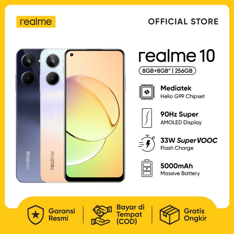 12. Smartphone Realme 10 Mediatek Helio G99