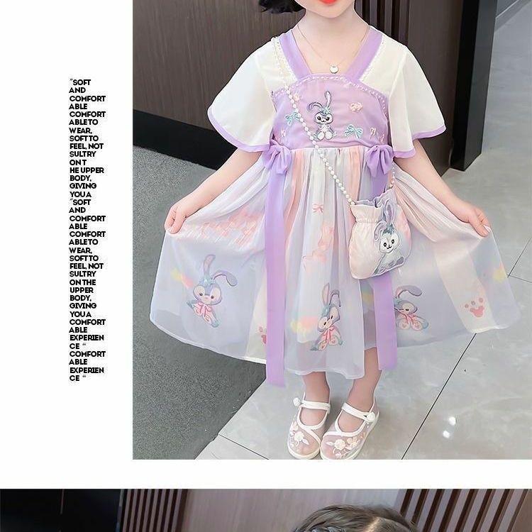 Trang Phục Hán Phục Trung Quốc Cho Bé Gái, Váy Phong Cách Cổ Trang Mới Mùa Hè, Công Chúa Ngôi Sao Cho Bé Delu, Trang Phục Siêu Cổ Trang Phong Cách Trung Quốc Cho Trẻ Em, 2024 7