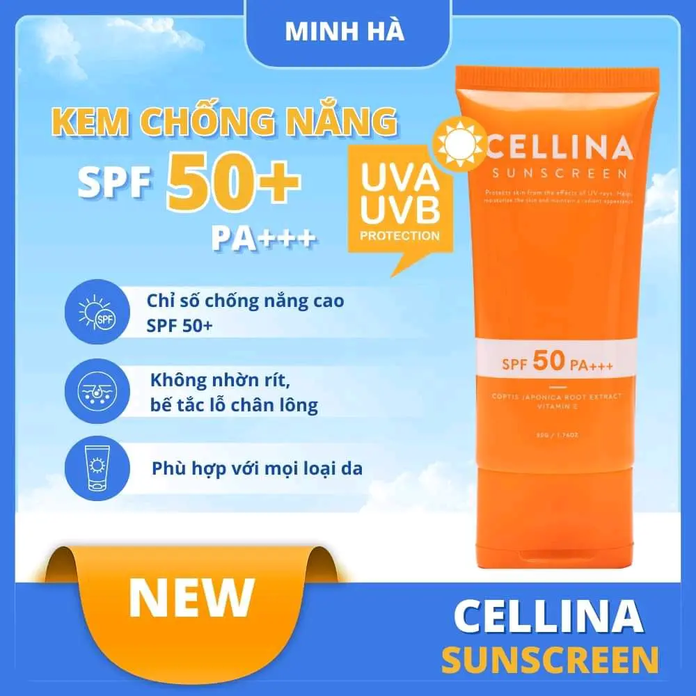 kem chống nắng SPF 50 Tất cả các loại da Skincare