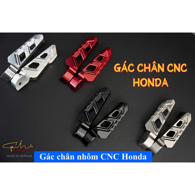 Gác chân nhôm CNC Honda GH Racing ( Nhôm CNC nguyên khối ) Phụ Tùng