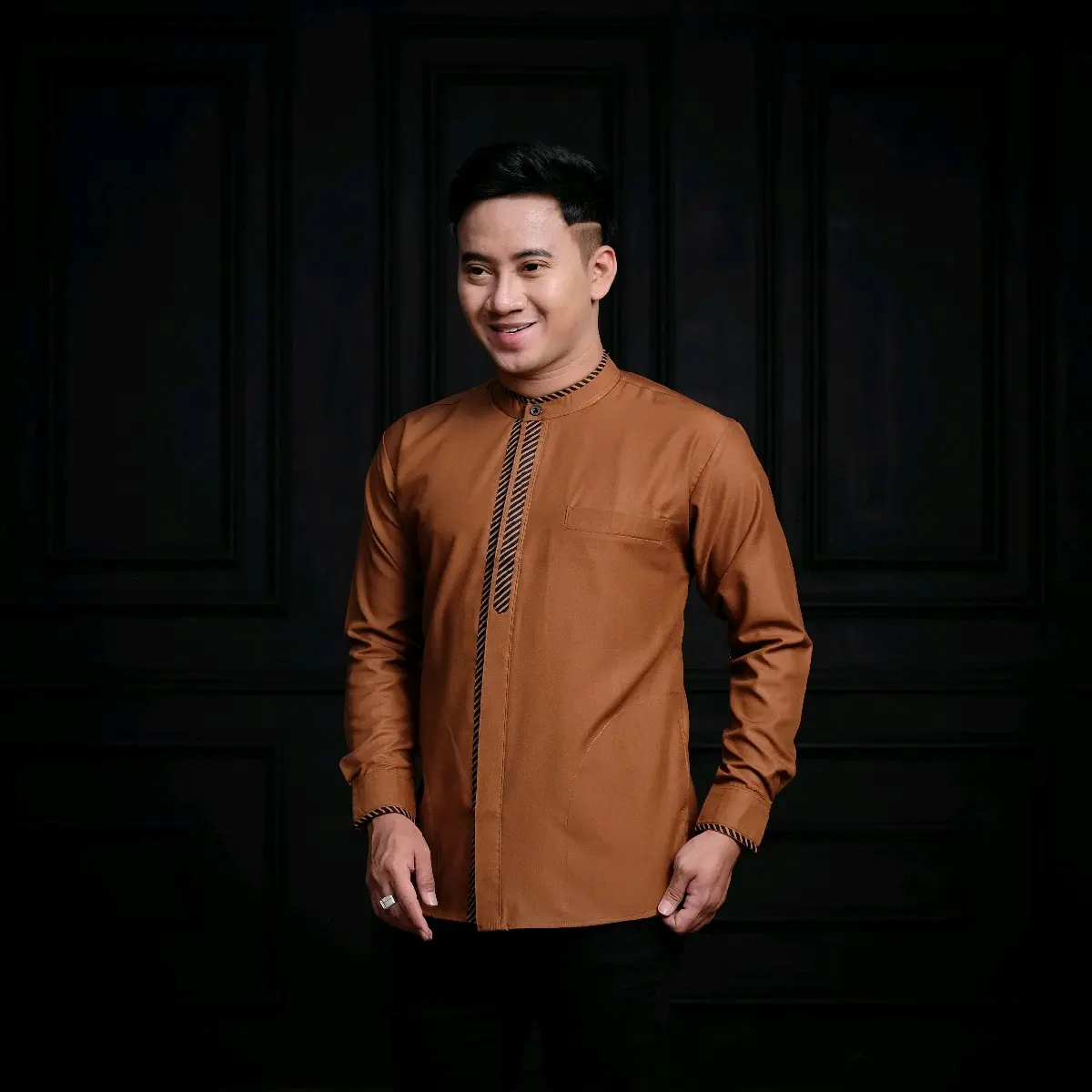 Baju Koko Dewasa Terbaru Motif Afala