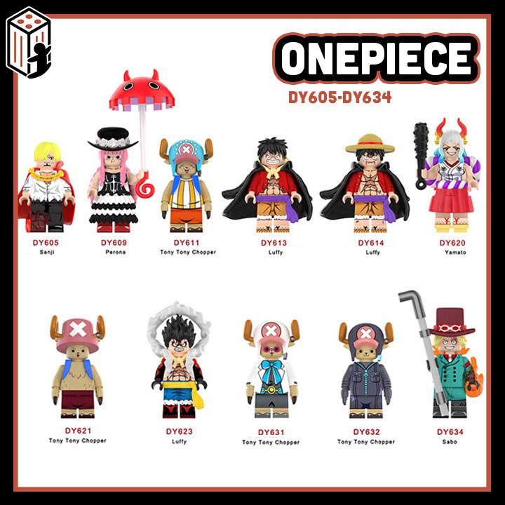 One Piece Đồ chơi Lắp ráp Nhân vật Luffy Sabo Yamato Mới Mô hình Sanji Tony Tony Chopper DY605-DY634