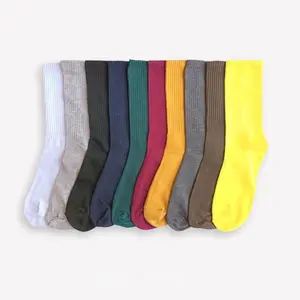 Kaos Kaki Polos Basic Old School Skate Sekolah Panjang Tebal Premium