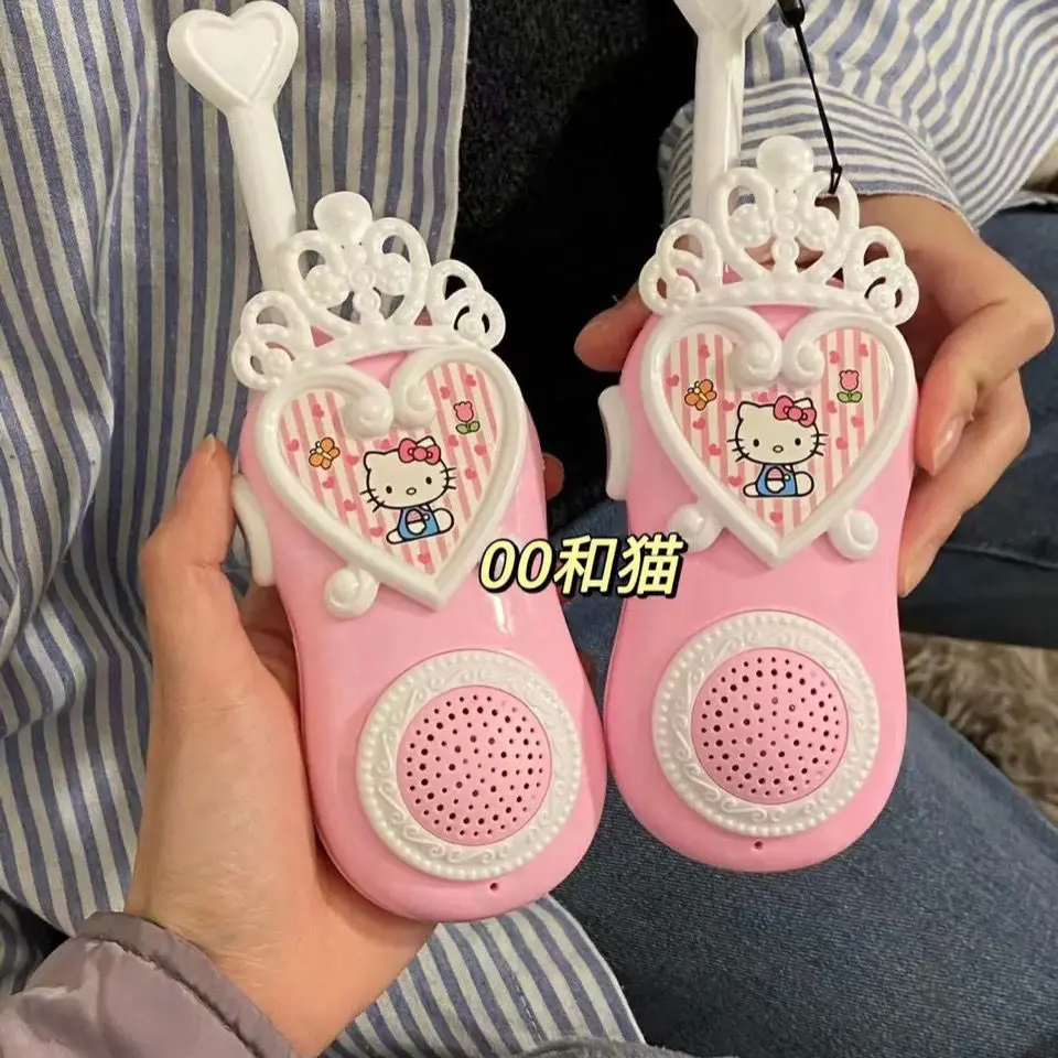 Children's Walkie-Talkie Wireless Cute Play House Princess's Pager Home Wireless 2 Family Interactive Toys