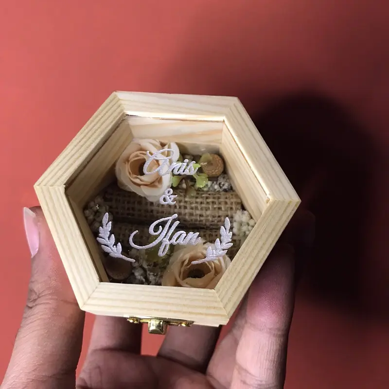 ring box mini cincin nikah diameter 8 cm 3