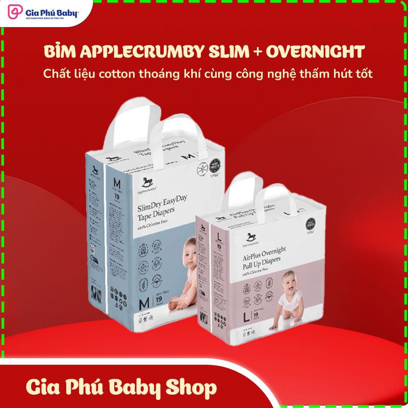Bỉm Applecrumby hàng nhập khẩu từ Malaysia Chính Hãng Chất Lương Hàng Đầu