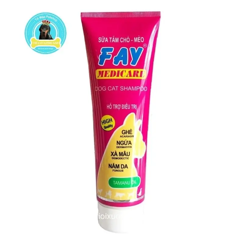 [HSD2027] SỮA TẮM FAY MEDICARE DẦU MÙ U CHO CHÓ 285ML