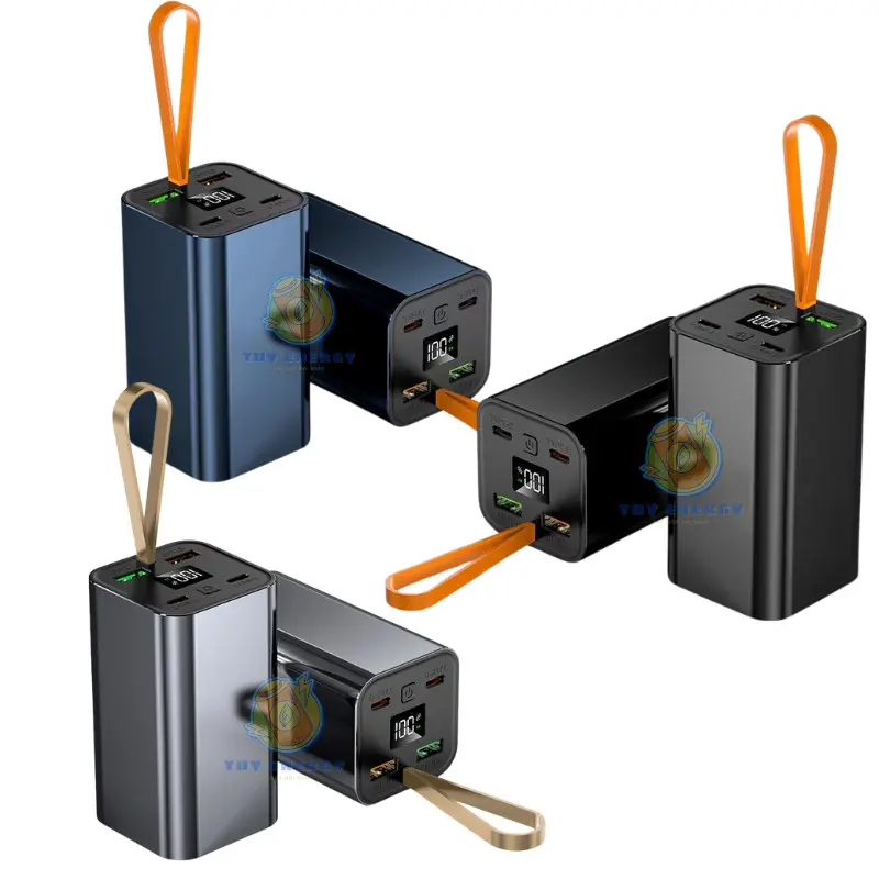 SẠC DỰ PHÒNG 22.5W - 20.000mah SẠC NHANH - PIN TRÒN LION - NHỎ GỌN VỎ NHÔM 4 CELL PIN LI-ION 21700 || Tuyenergy