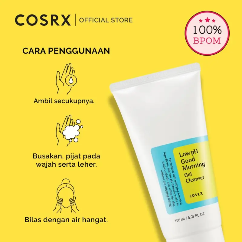 COSRX Low pH Good Morning Cleanser - 150 ML (Semua Jenis Kulit) 2