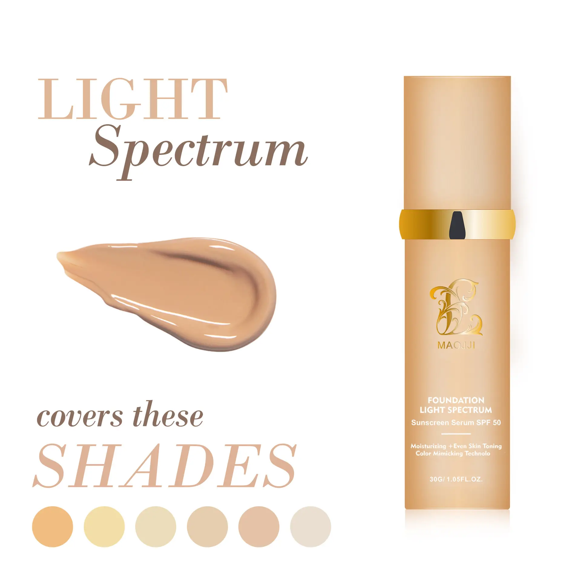 4in1 Bionic ColorChanging Concealer Foundation Moisturizing Repair salju  foundation