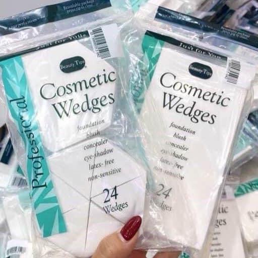 Set mút tán nền tam giác cho makeup 0