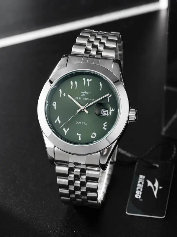 Men's Business Round Dial Analog Quartz Watch, with Box, Fashion Watch for Party, Daily Clothing Decor, Trendy All-match & Exquisite Watch for Birthday Gift 4