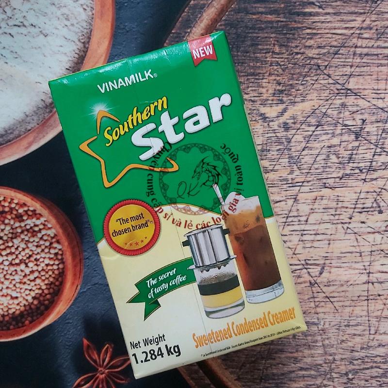  Sữa đặc ngôi sao phương Nam xanh lá hộp 1.284 Kg 