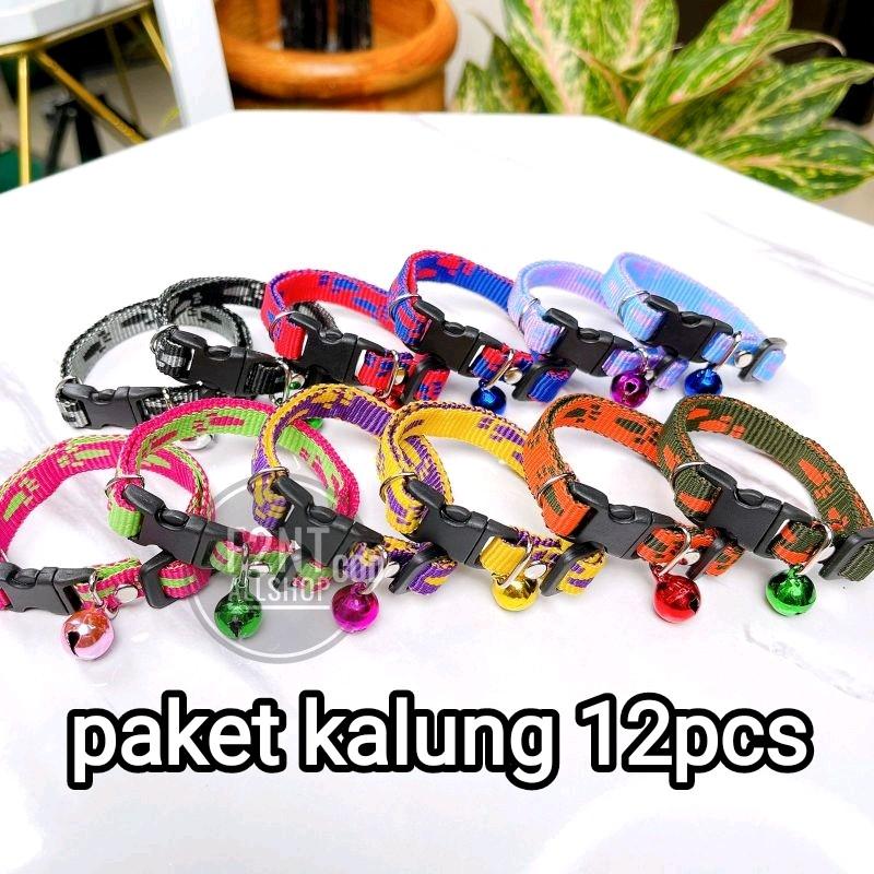 paket 12pcs kalung motif kaki lonceng 14mm 0