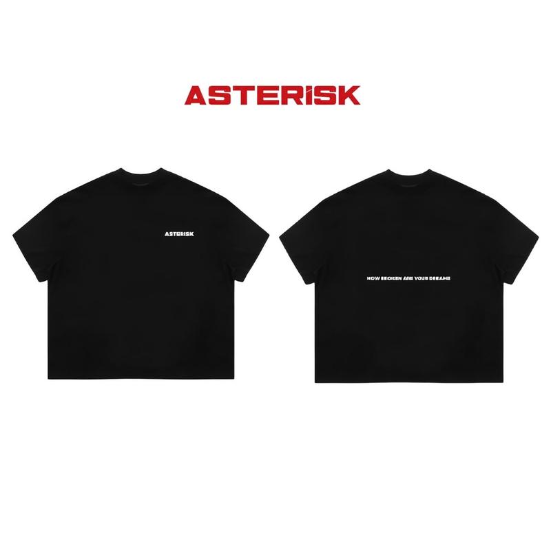 Áo Thun ASTERISK [ BOXY TEE ] - DREAMS - Nam / Nữ 260gsm 100% cotton - Đen / Trắng - M/L Menswear Cổ Tròn áonam đẹp aonam dep đa áo thun unisex aothun basic