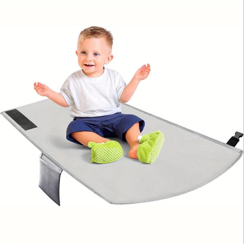 Airplane Footrest, Portable Travel Cot, Airplane Travel Essentials for Children, Travel Accessory for Baby Airplane, Lightweight & Foldable Footrest for Baby 2