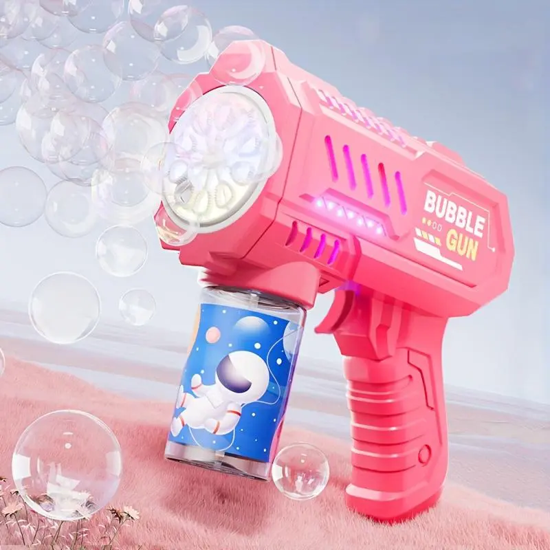 Bubble Machine Toy, Bubble Toy with Bubble Liquid, Automatic Bubble Blower Toy, Birthday Party Toy
