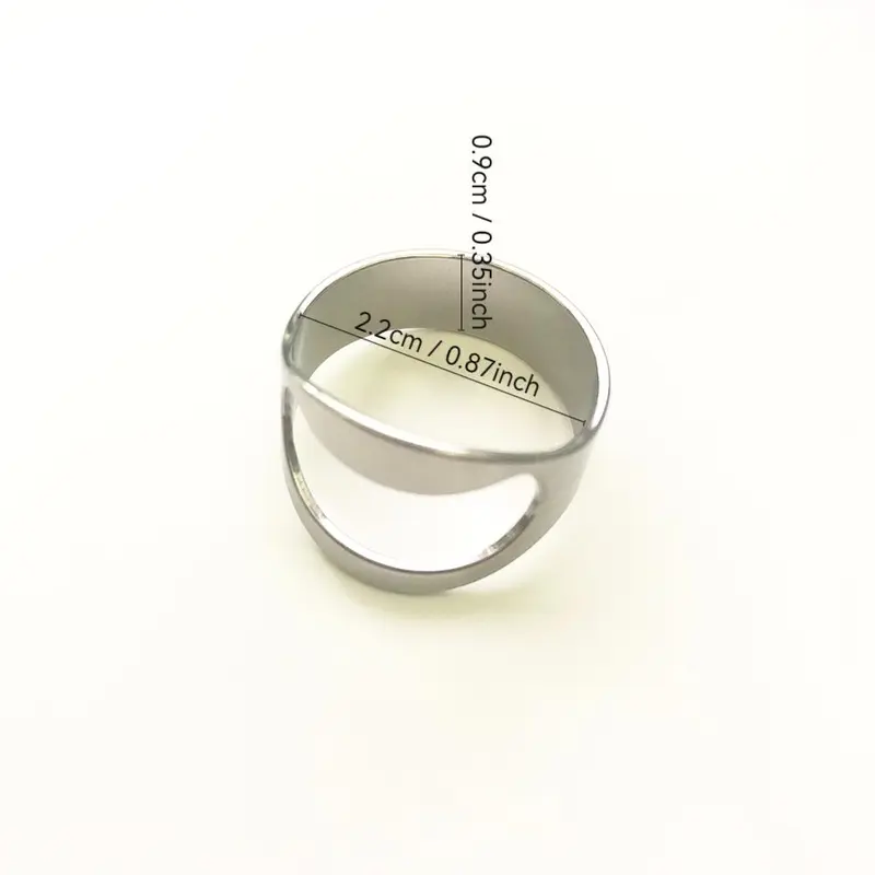 Stainless Steel Finger Ring Beer Opener, 1 Count/4 Counts Creative Beer Bottle Opener, Portable Bottle Opener for Home Kitchen 1