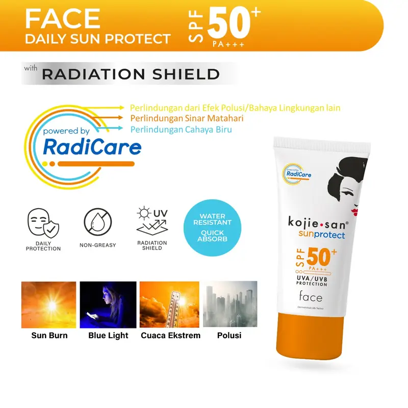 KOJIE SAN Sunprotect SPF 50+ PA+++ Face 15g 2