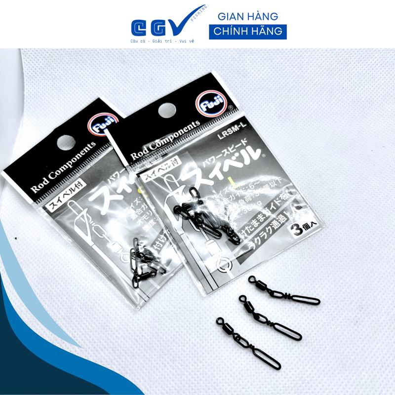 Khóa Link Fuji câu lure 3 chiếc/1 vỉ SIZE S,M,L - KHOÁ FUJI Đi Câu Câu Cá Bắt Cá Fishing