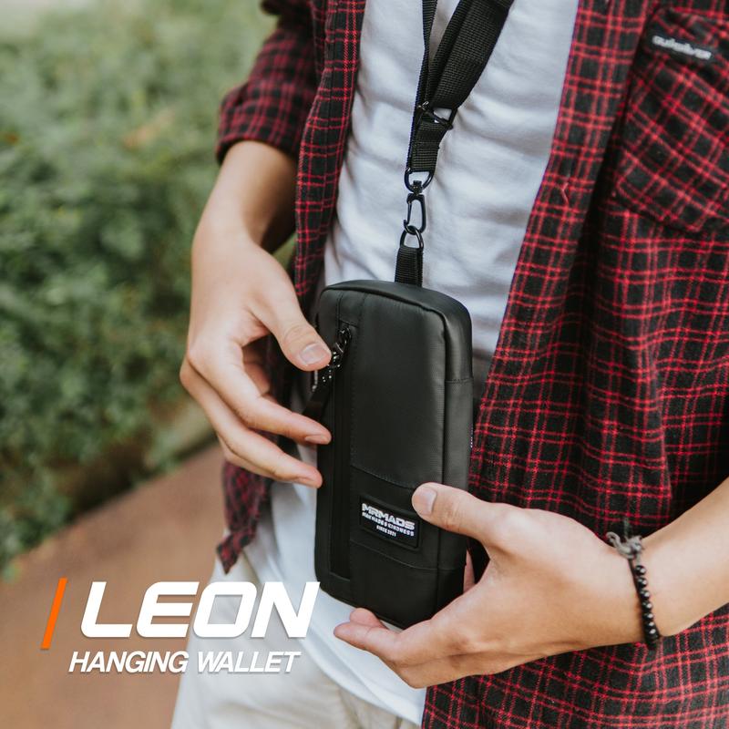 Product Introduction of Mr Mads - Leon Hanging Wallet - Tas Slingbag Kecil - Tas Hp Dompet Waterproof Selempang Pria 2