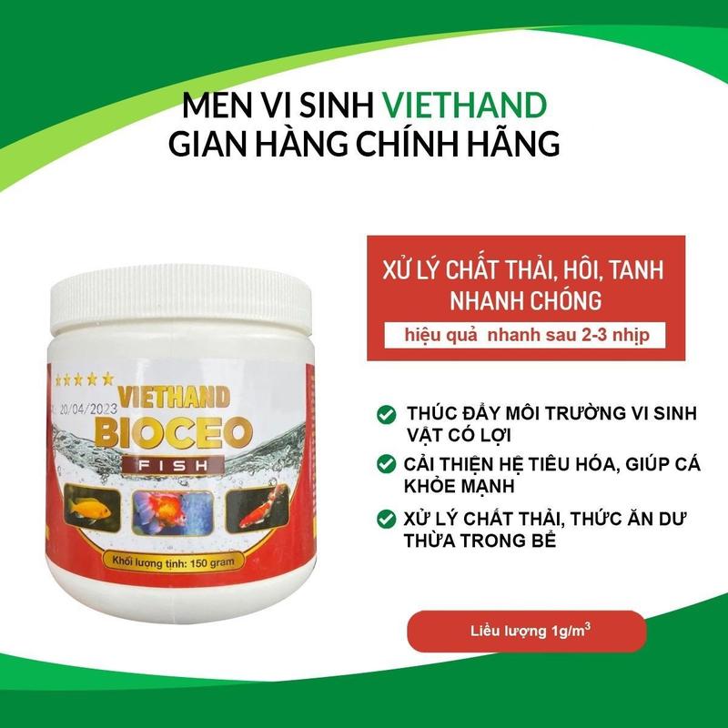 Men Vi Sinh BIOCEO FISH - Vi sinh làm trong nước hồ Cá Koi Cá Cảnh