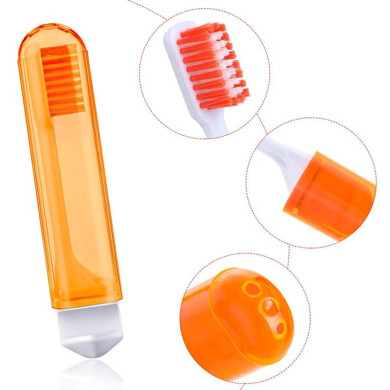 Product Introduction of 1Pcs Travel Portable Folding Toothbrush Super Soft Bristle Toothbrush Fold Travel Camping Hiking Outdoor Easy To Take Teethbrush 26