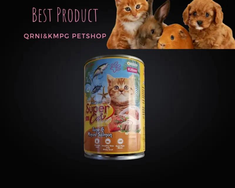 Supercat 400gr makanan kucing kaleng basah wetfood kucing 1
