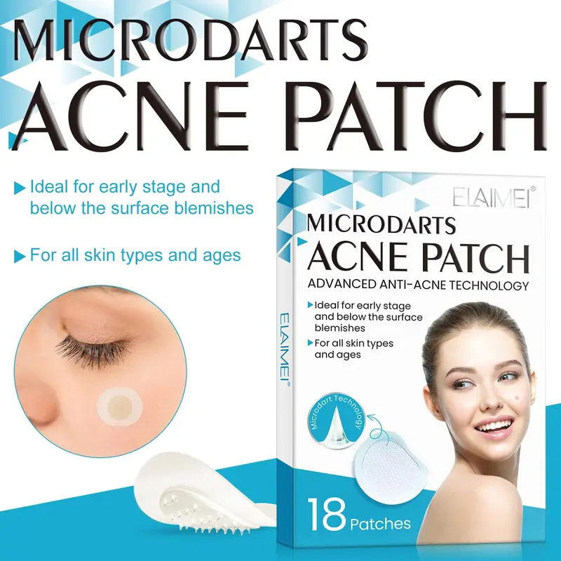Microneedle Acne Patches, 18/36pcs/box Advanced Acne Technology Patches, Soothing & Soft Skin, Suitable for All Skin Prone To Acne 2