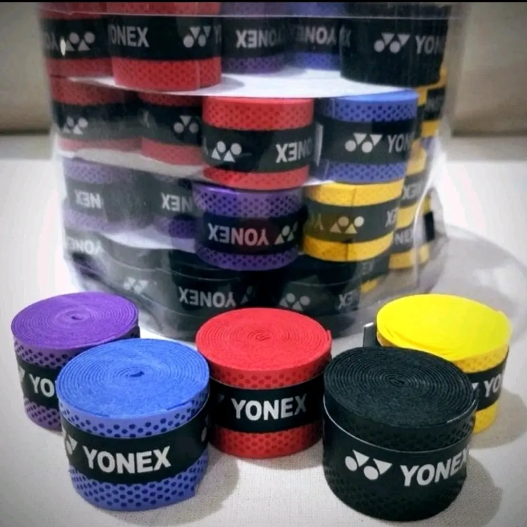 Grip Raket Badminton Grip Bintik Grip karet Sangat menyerap keringat