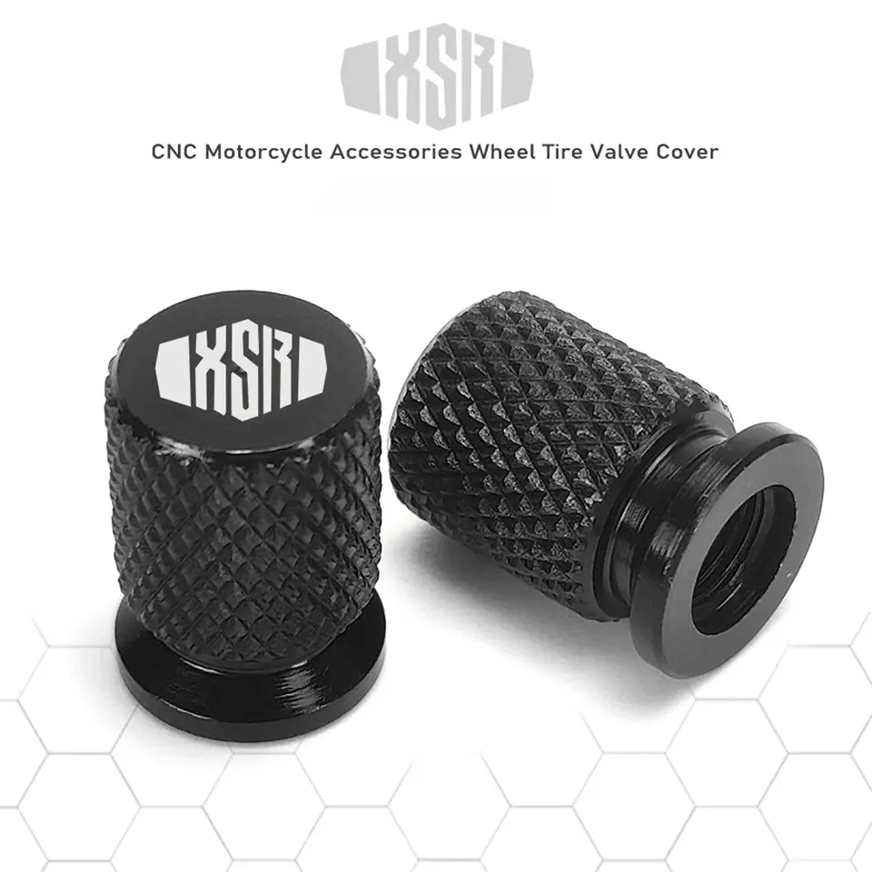 For Yamaha XSR 155 300 700 900 XSR700 XSR900 CNC Accessories Wheel Tire Valve Air Port Stem Caps Airtight Covers logo