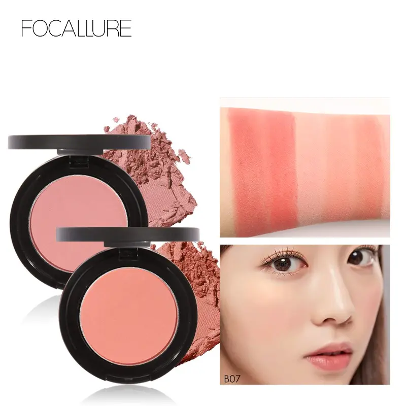 Phấn má hồngFocallure , trang điểm khuôn mặt, phấn tạo khối, đường viền má, Brozer, mỹ phẩm 5