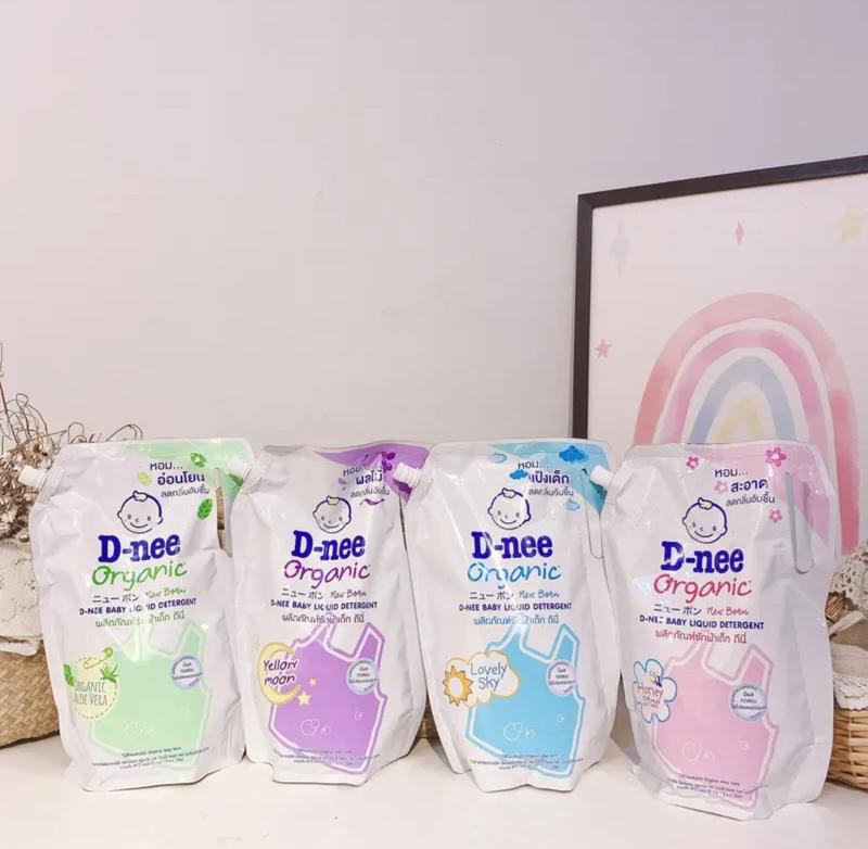 Nước Giặt Dnee Túi 1400Ml - An Toàn Cho Bé Sơ Sinh - Có Nắp Đóng Mở - Chính Hãng Nội Địa Thái Lan 2