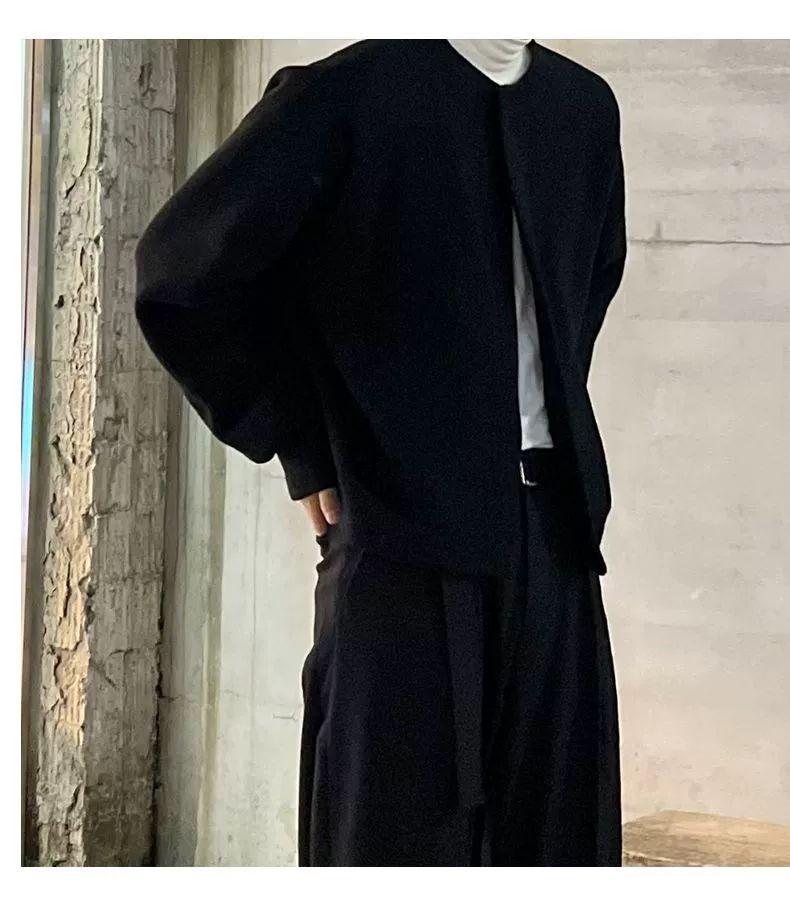 Product Introduction of Áo Khoác Cardigan, Màu Trơn Cổ Tròn, Dành Cho Nam Giới, Thời Trang Hợp Xu hướng Xu Hướng Mới 2024 Mùa Thu Và Mùa Đông, Phong Cách Joker, Dáng Rộng Vừa Vặn, Ngoại Cỡ, Đồ Len 12